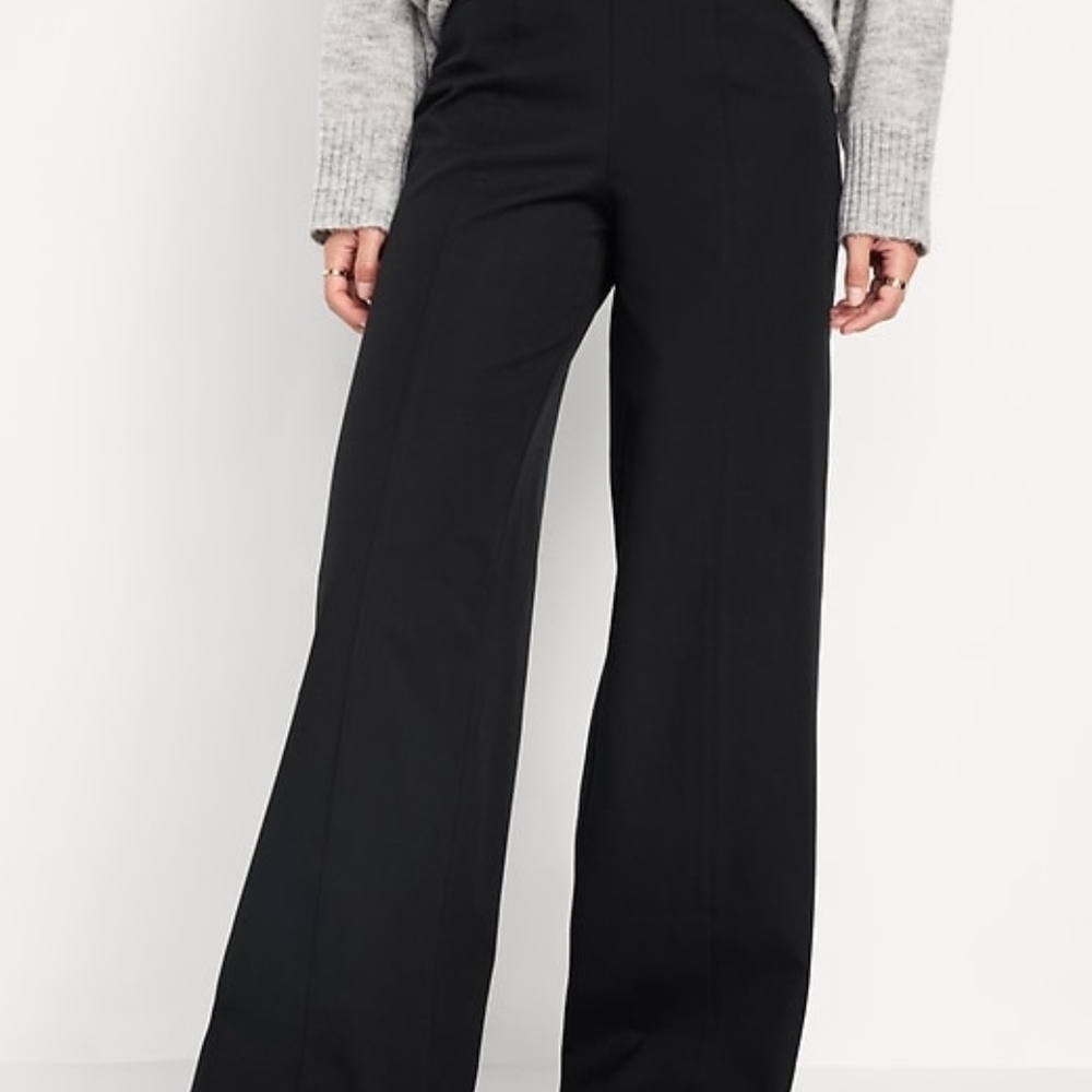 Old Navy high waisted pull on pixie super wide leg pants